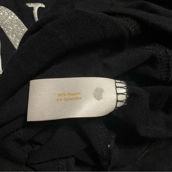 Decree Black Dance All Night Sequin Night Gown Shirt - Picture 5 of 5